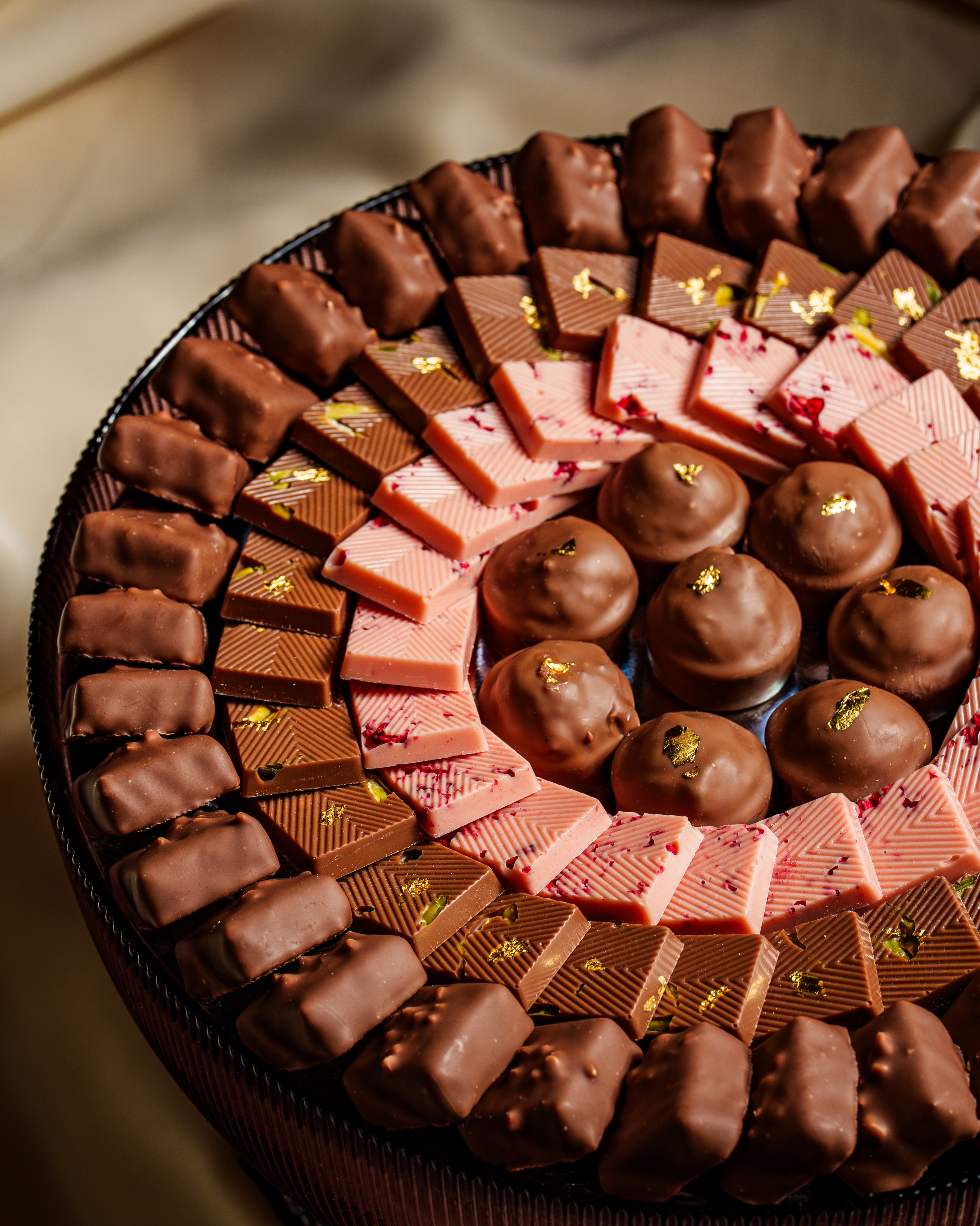 Ochre Chocolate Trays
