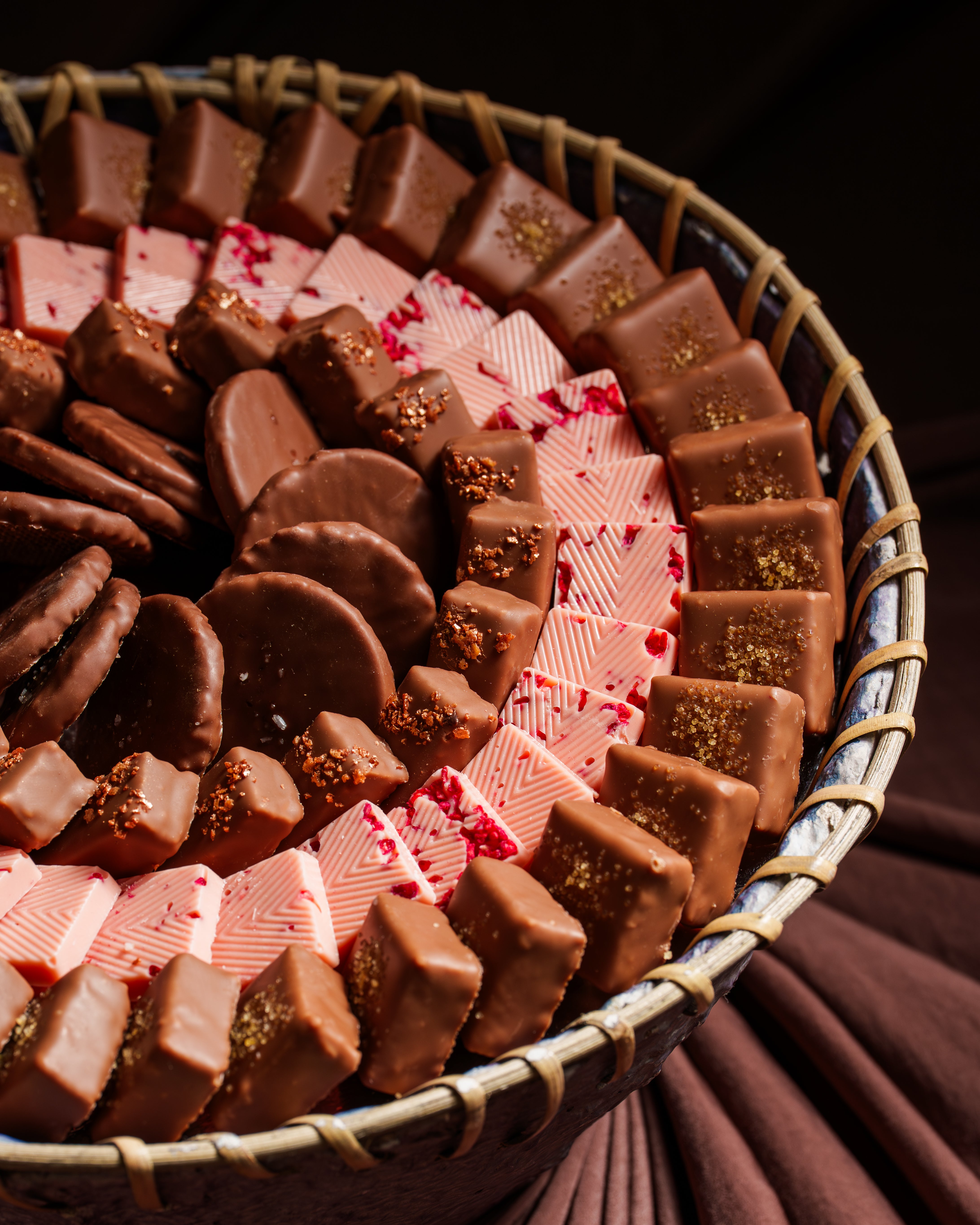 Ochre Chocolate Trays